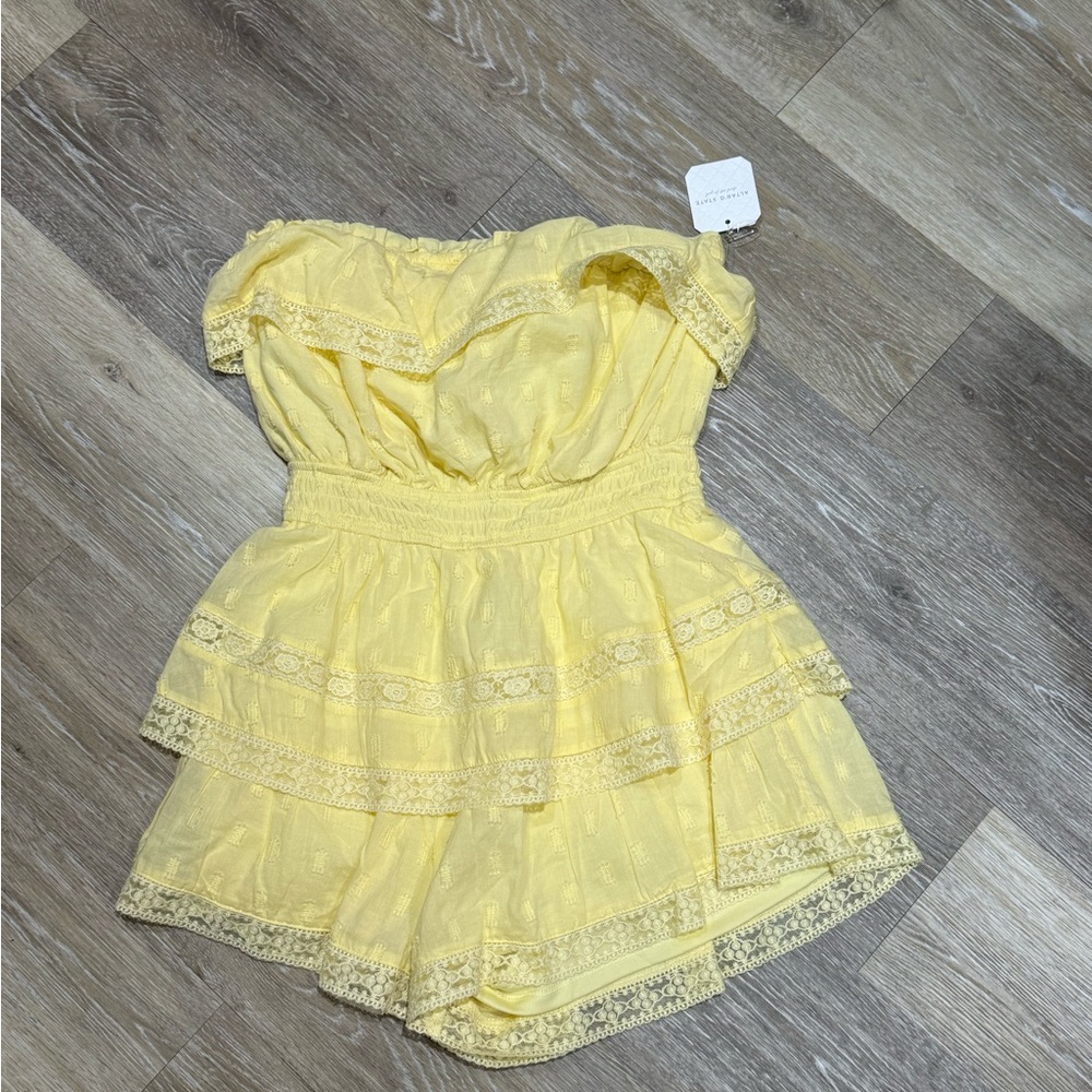 Altar'd State Yellow Romper